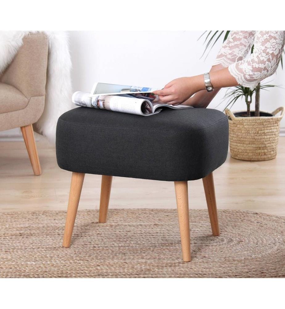 Pouf Parrot - Gris Foncé
