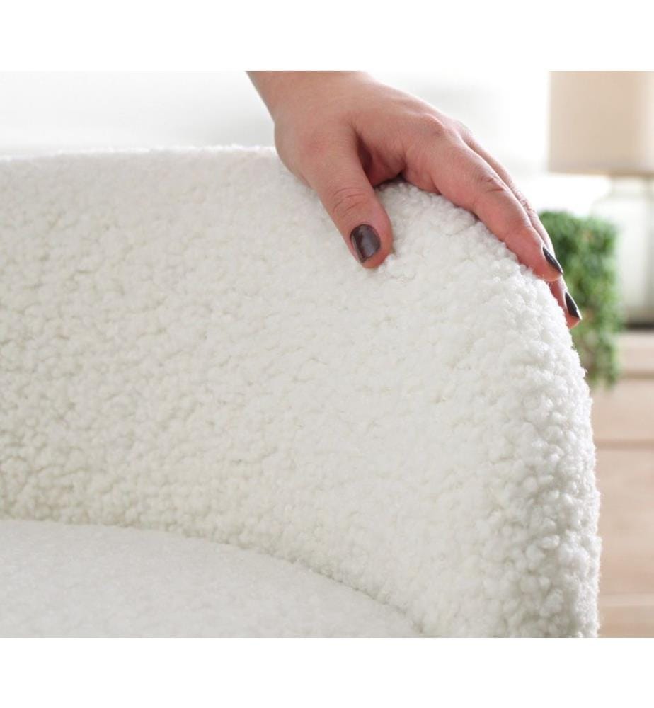 Pouf Rufmee - Blanc