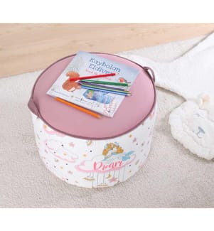 Fauteuil à Oreilles pour Enfant - Multicolore - en Microfibre