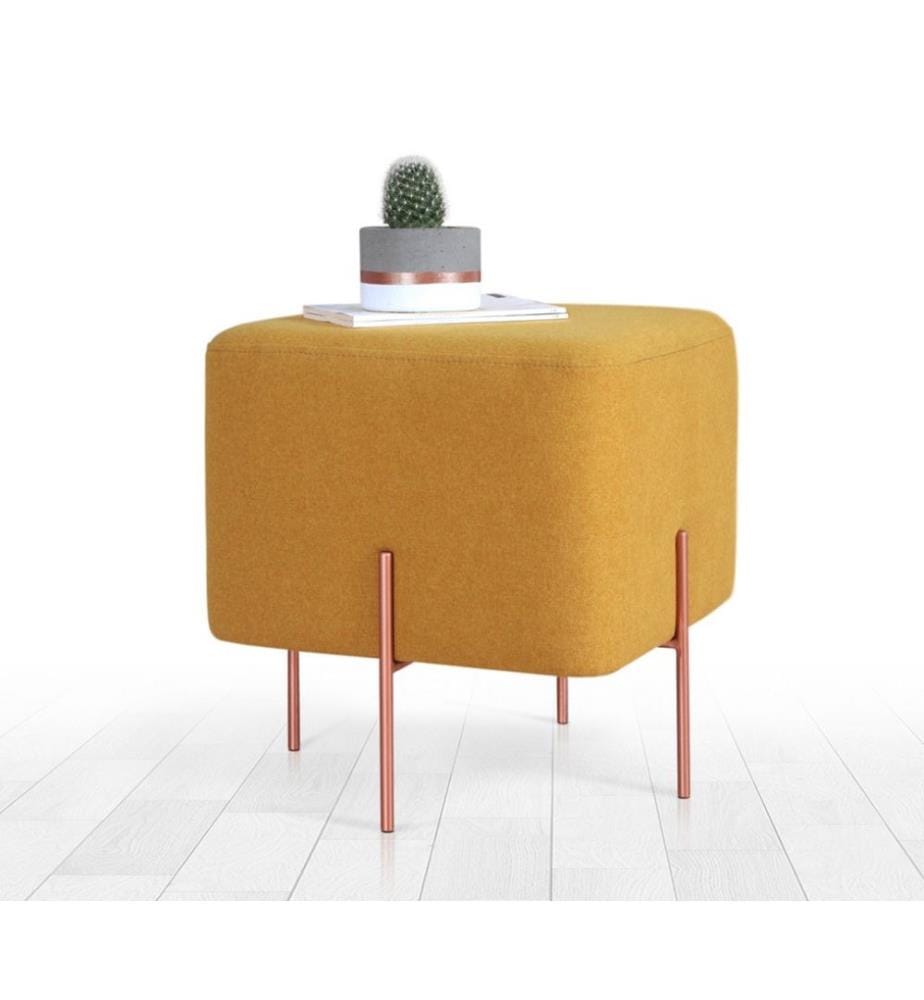 Pouf Copper - Moutarde