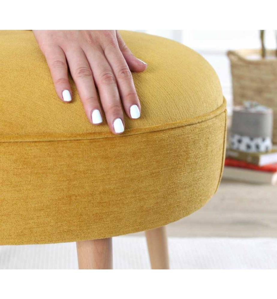 Pouf Romley - Jaune