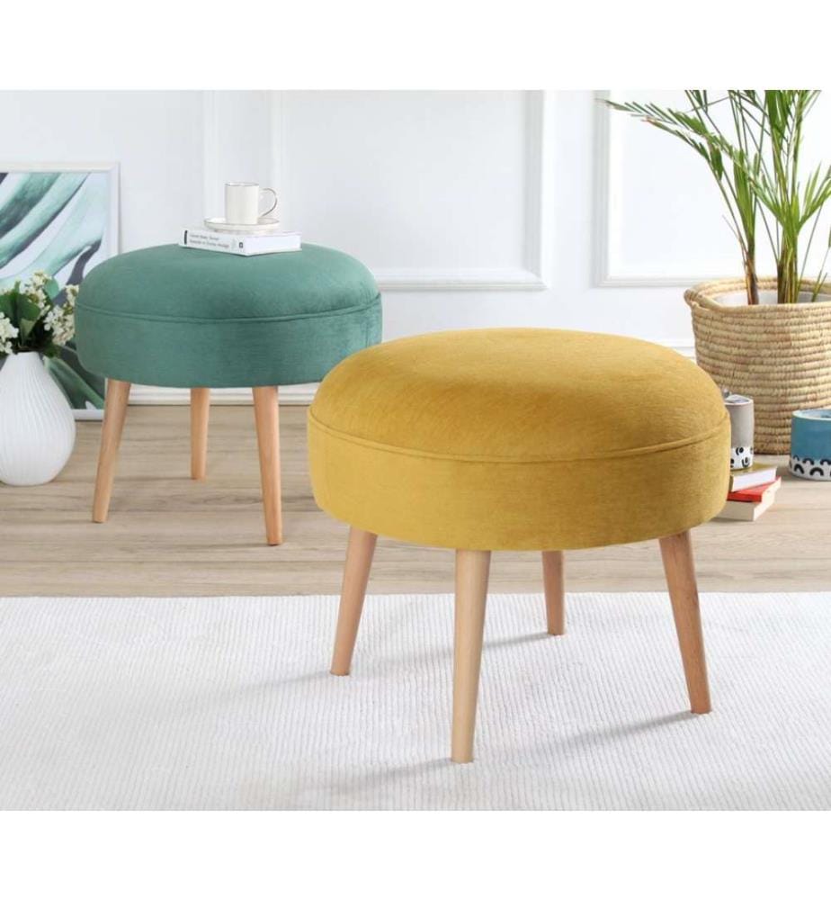 Pouf Romley - Jaune