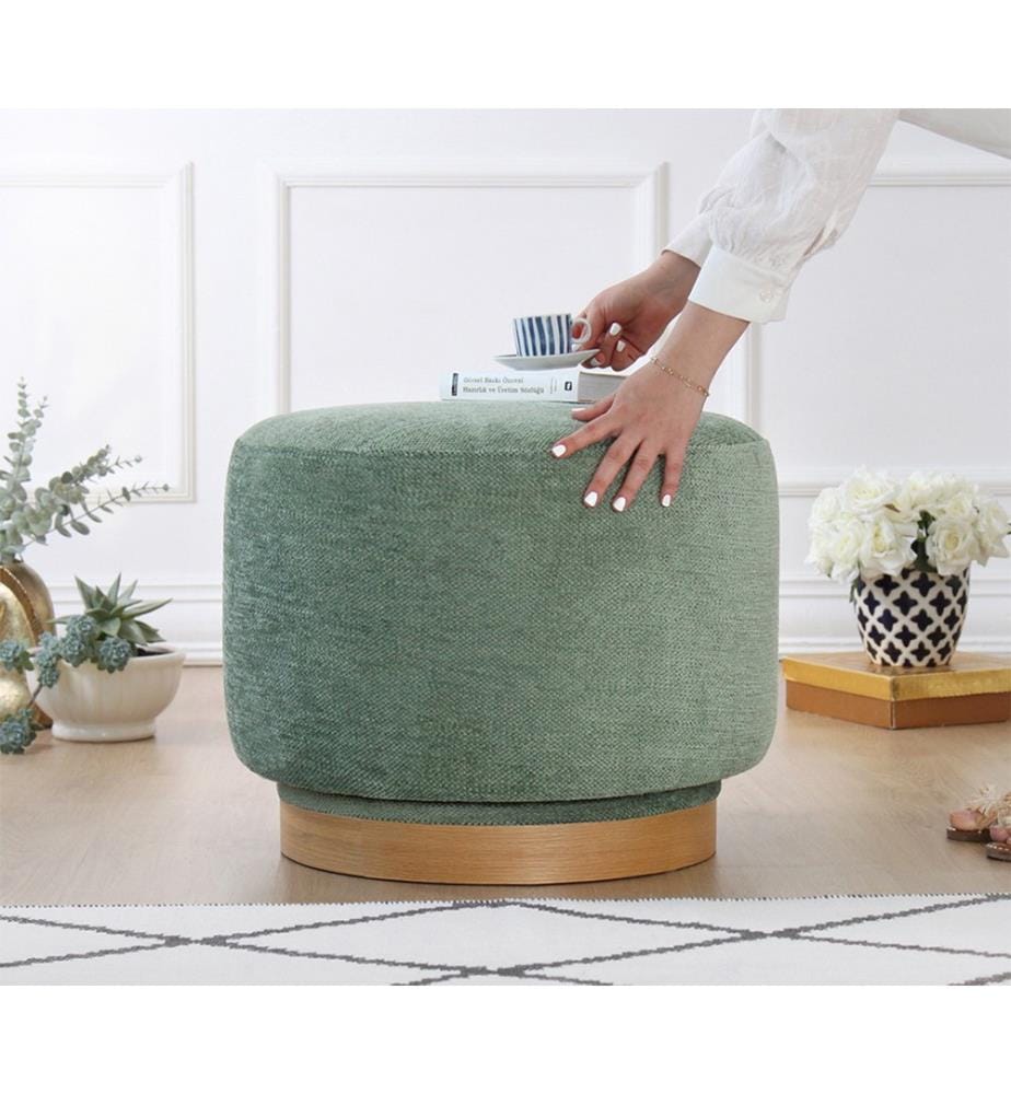 Pouf Turneed - Vert