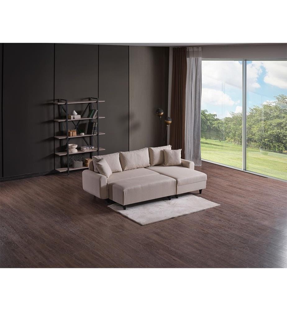 Canapé d'angle Flavia - Beige
