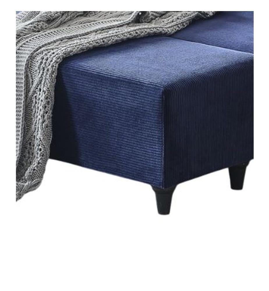 Pouf Flavia Ottoman - Bleu marine