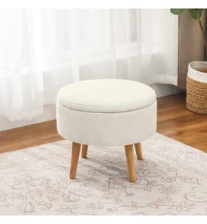 Pouf Berlin - Blanc