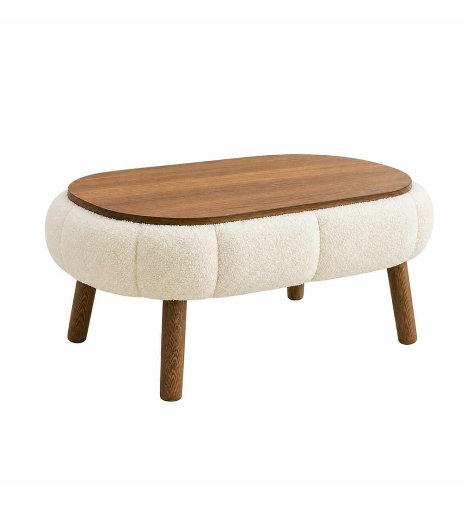Table basse Papatya - Blanc