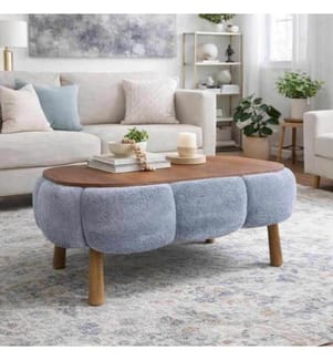 Table basse Papatya - Gris