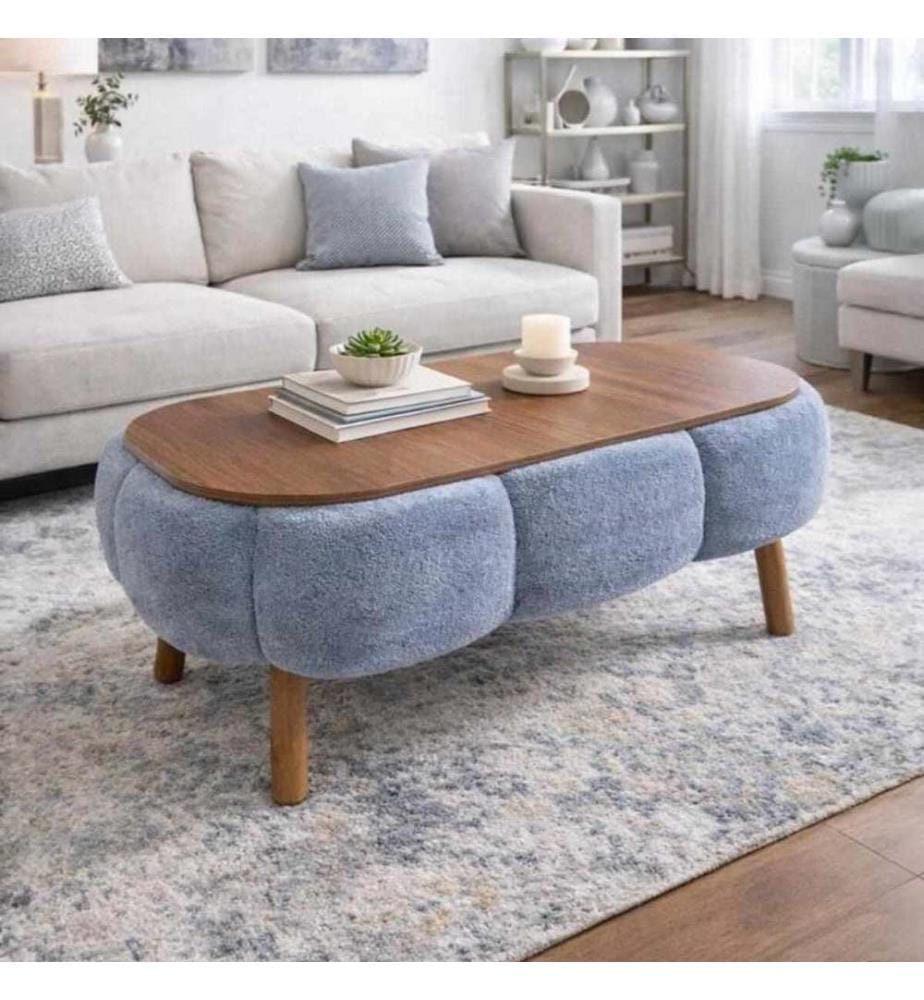 Table basse Papatya - Gris