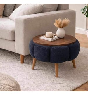 Table d'appoint Papatya - Anthracite