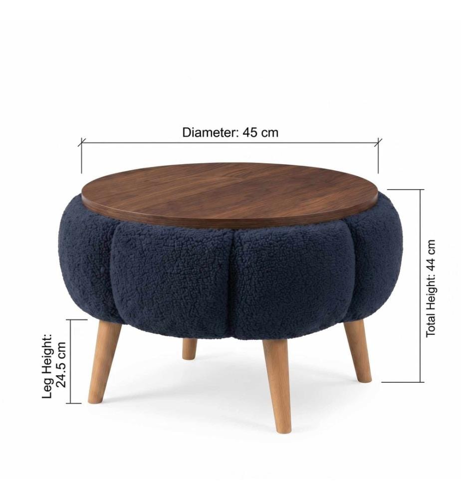 Table d'appoint Papatya - Anthracite
