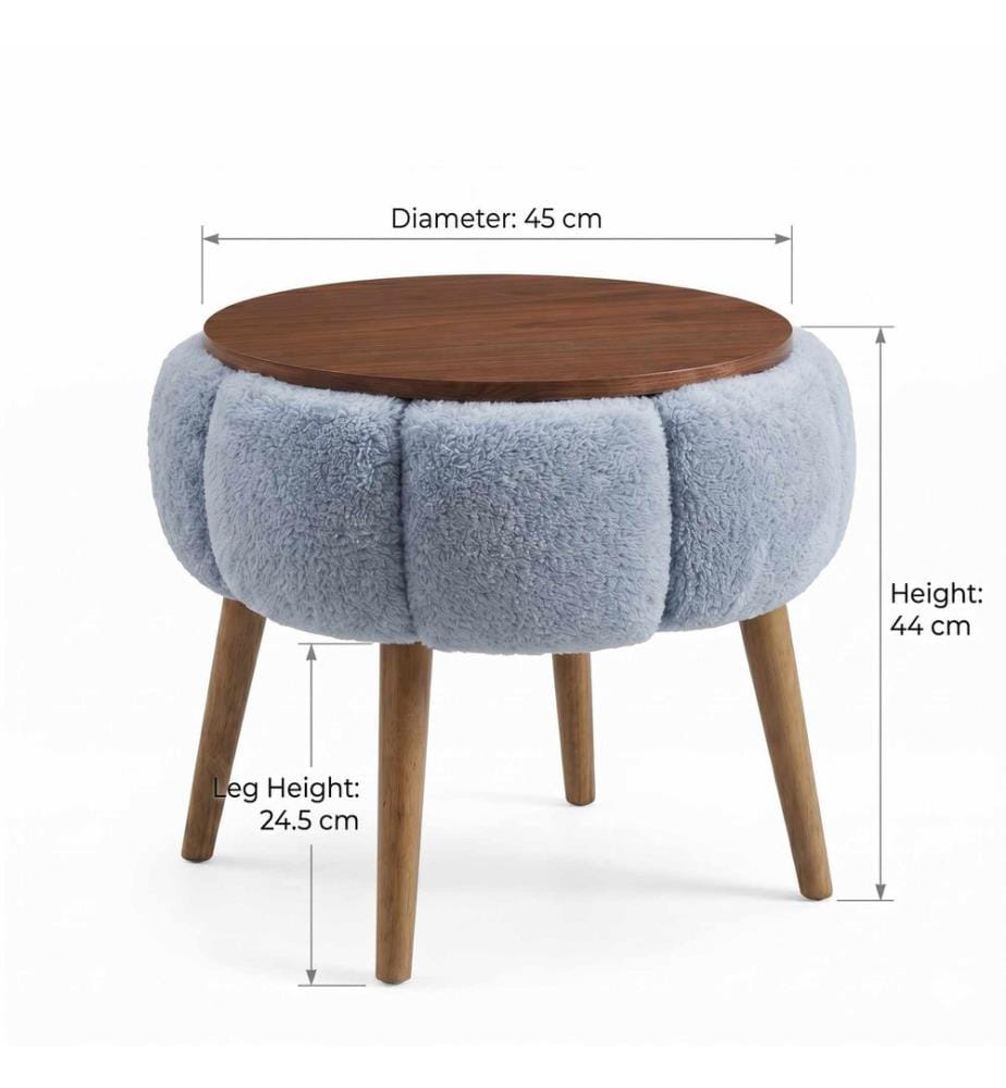 Table d'appoint Papatya - Gris