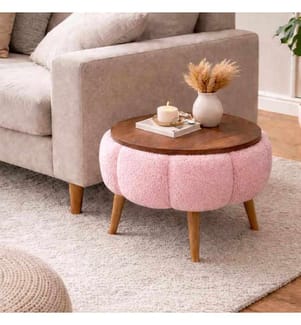 Table d'appoint Papatya - Rose