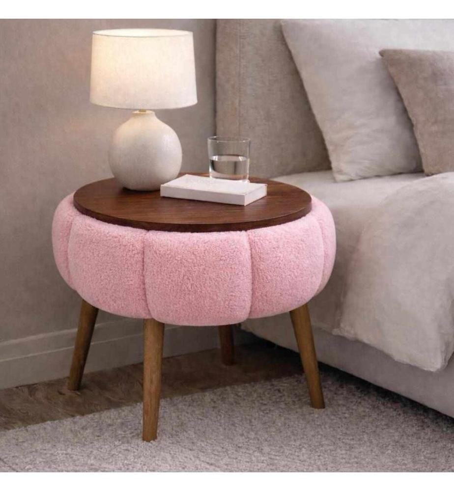 Table d'appoint Papatya - Rose