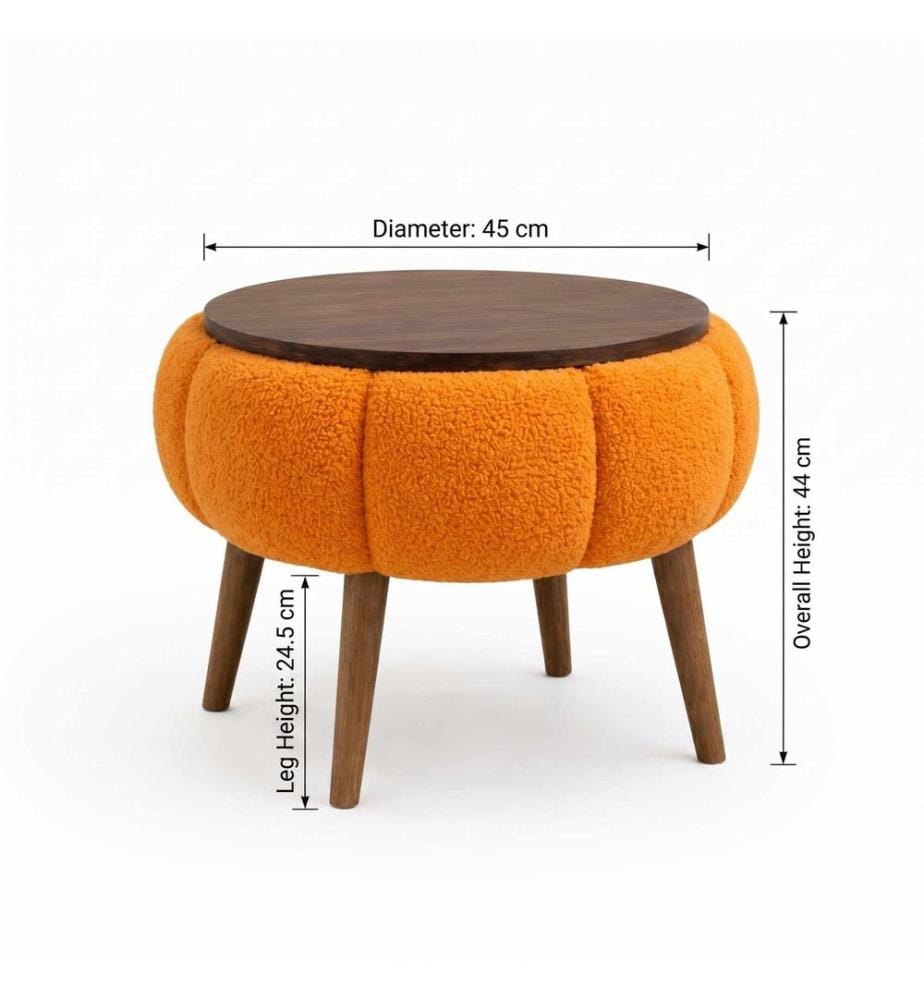 Table d'appoint Papatya - Orange