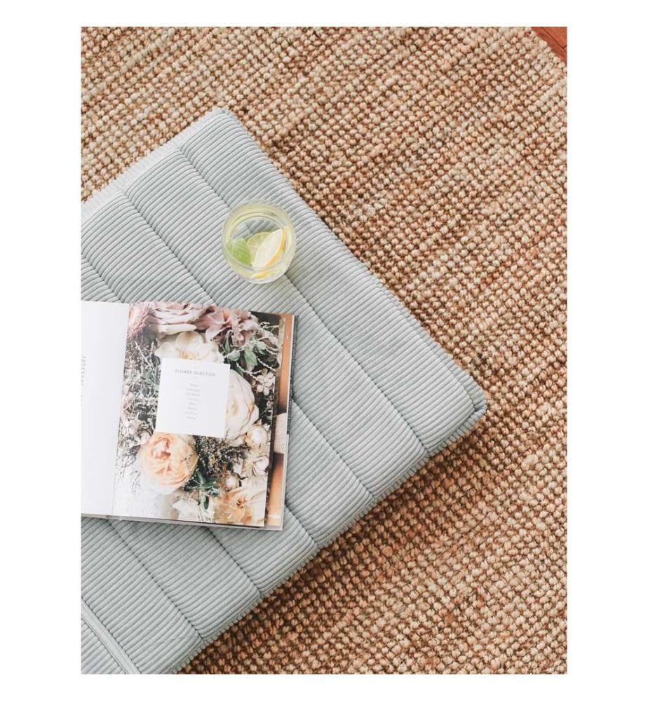 Coussin, bleu, tissu : 100 % velours