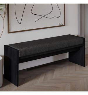 Banc Pearl - Bois Noir