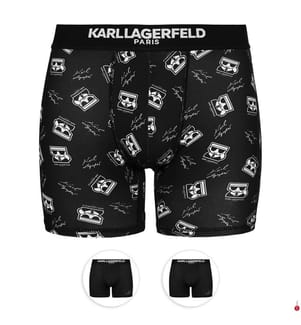 Brief Performance 3er-Pack Boxershorts - Schwarz, Weiss & Grau