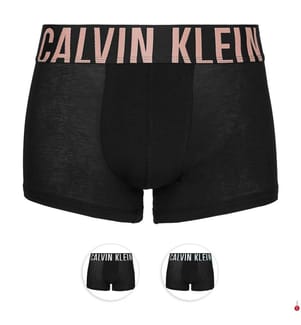 3er-Pack Boxershorts Trunk - Schwarz