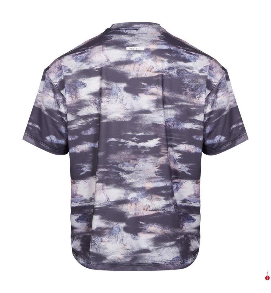 Dynamic Athlete T-Shirt aus Stoff - Mehrfarbig