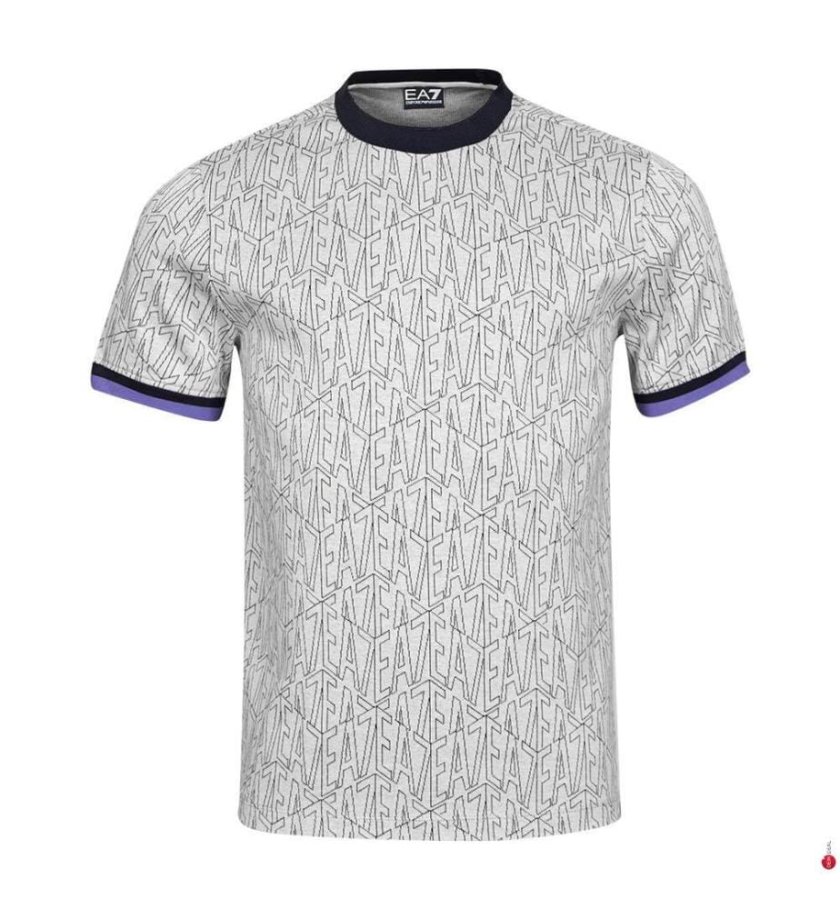 T-Shirt Ras du Cou - Blanc et Noir