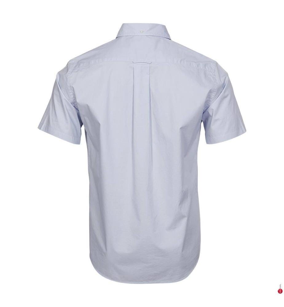 Popeline-Hemd Classic Fit - Hellblau