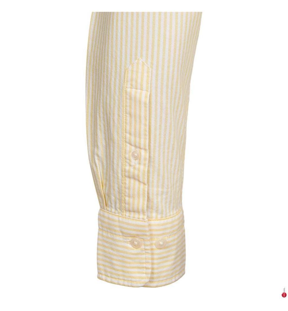 Chemise à rayures Oxford Classic Fit - Banana Yellow