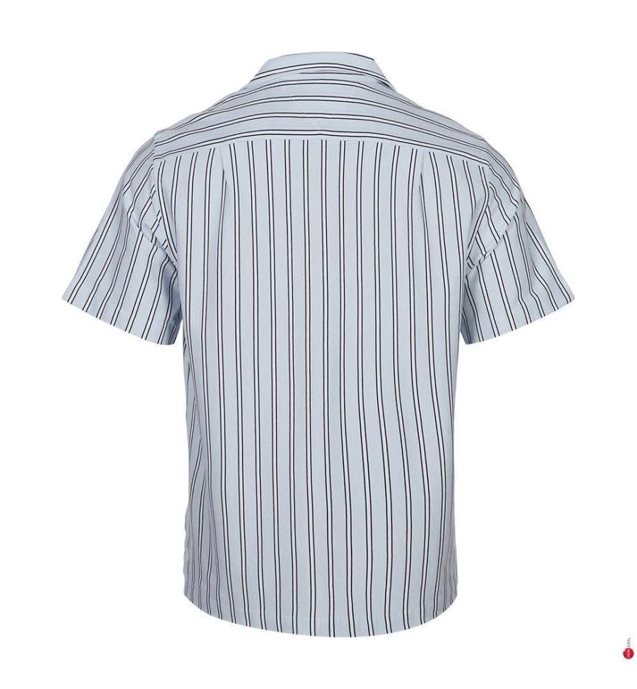 Chemise en maille à rayures - Breezy Blue / Stripe