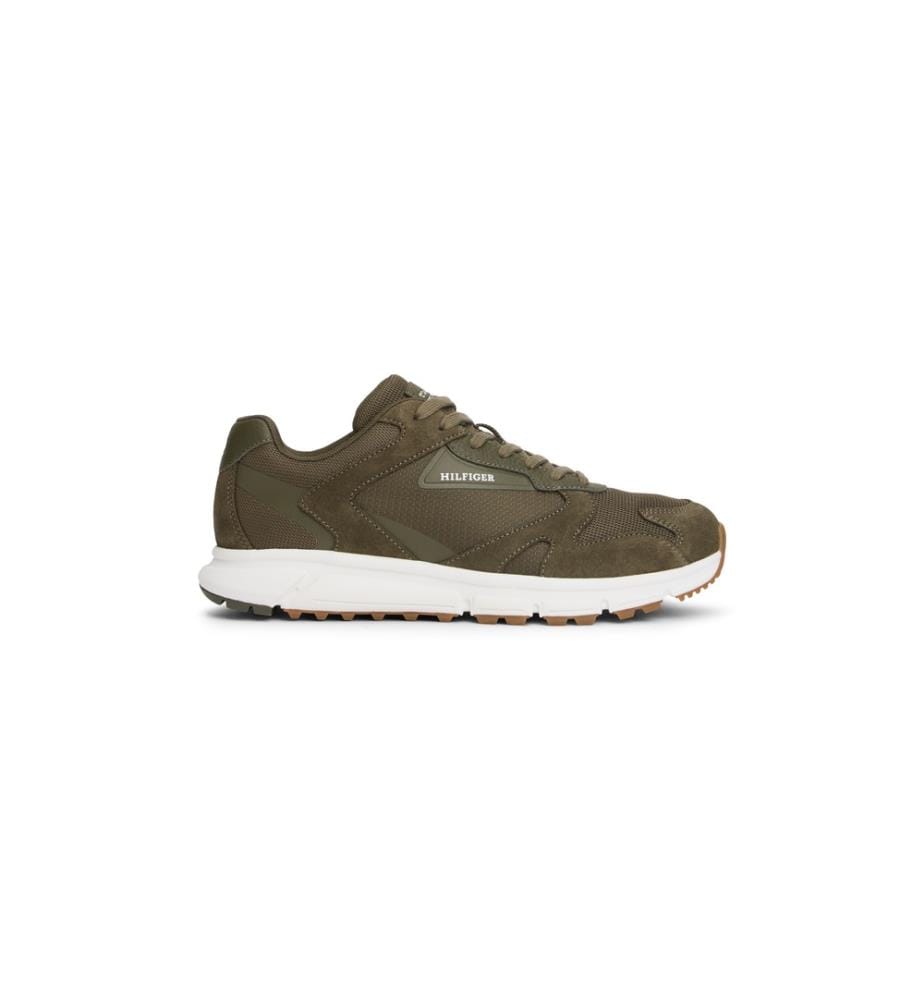 Sneaker aus Wildleder – Khaki