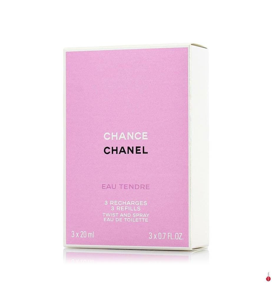 Lot de 3 Flacons de Recharge pour Eau de Toilette Eau Tendre - 3 x 20 ml