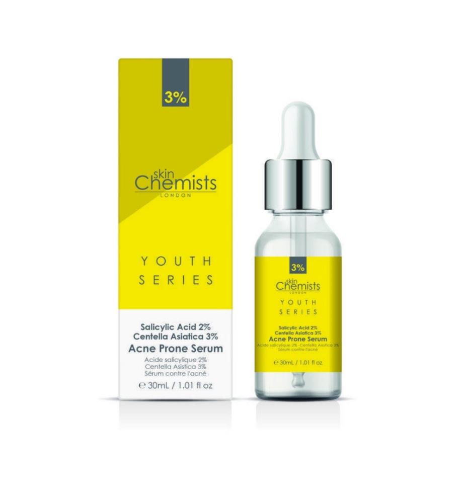 Acné Prone - Acide salicylique 2%, Centella Asistica 3% - 30 ml
