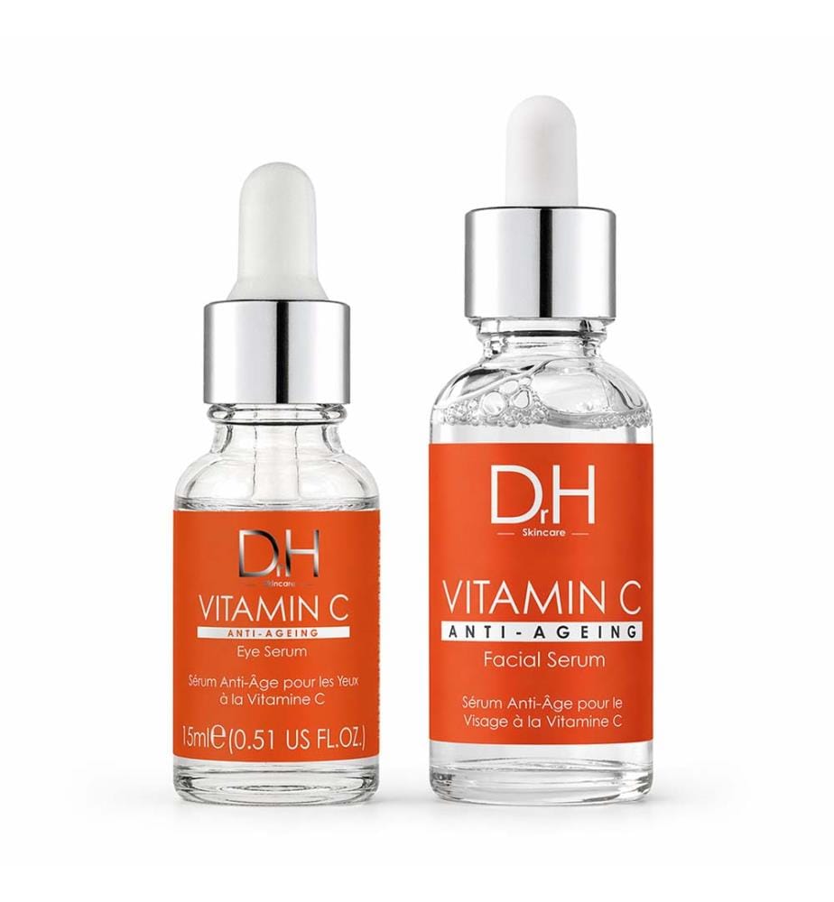 Coffret Duo Sérum Éclat Anti-Âge à la Vitamine C DRH