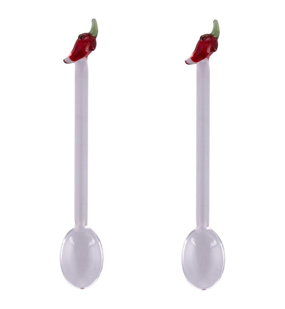 2er-Set „Fruit Life“ Cucchiaini Peperoncino 