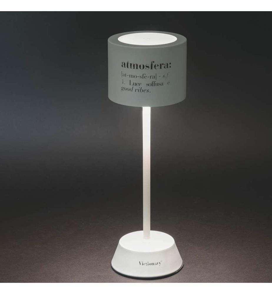 Table lamp with touch sensor - White