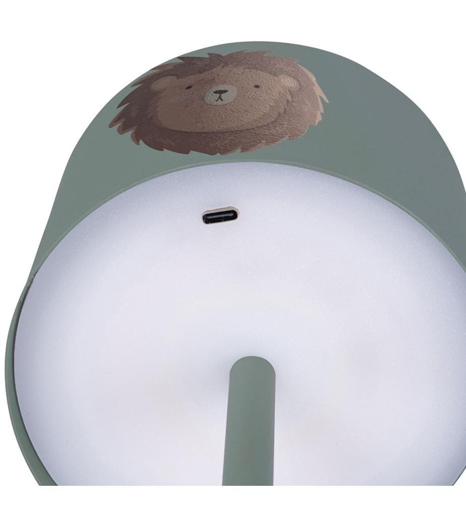 Lampada da tavolo Les Petites Lion / Hippo - Azzurro