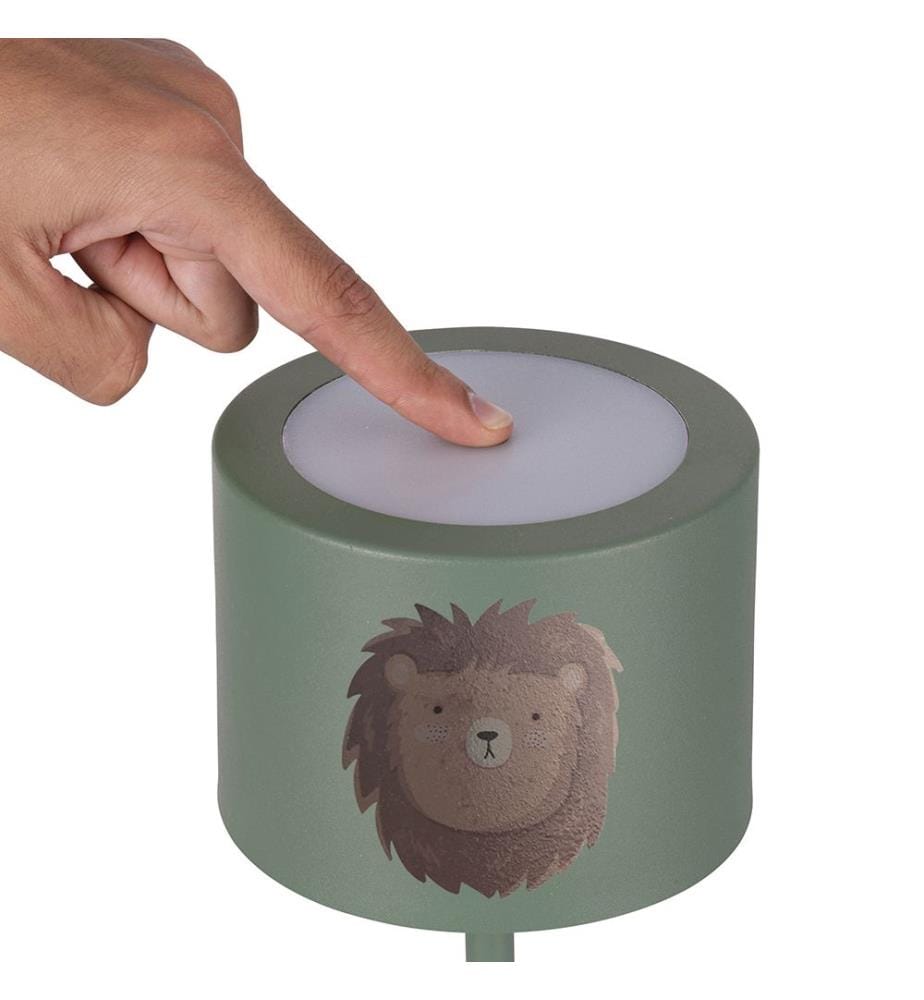 Lampada da tavolo Les Petites Lion / Hippo - Azzurro
