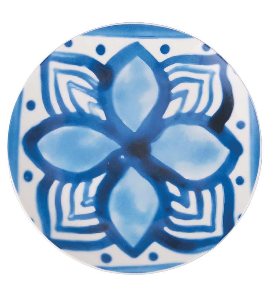 Set aus 6 Obsttellern - Aquazul