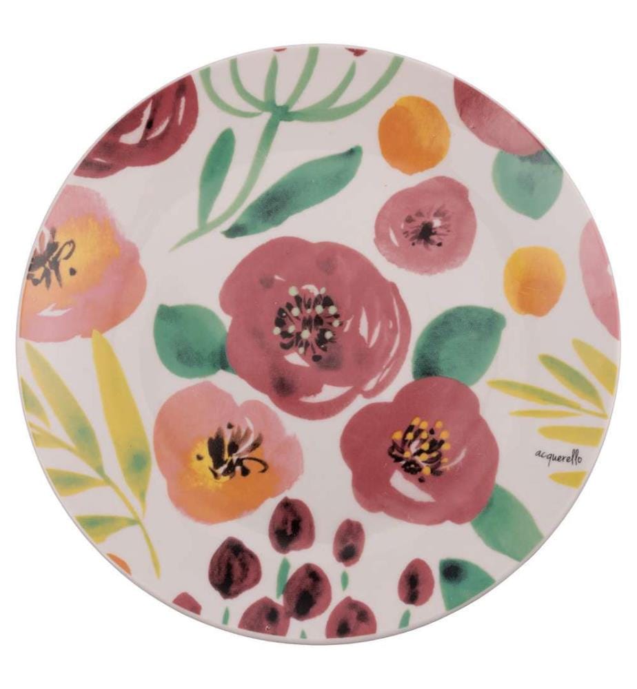 Set aus 6 Obsttellern - Acquerello
