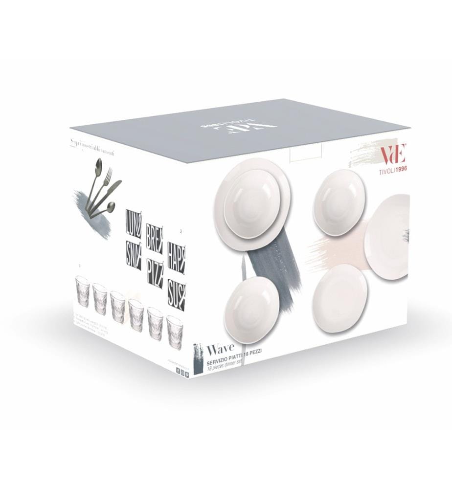 Wave 18er-Set - Weiss