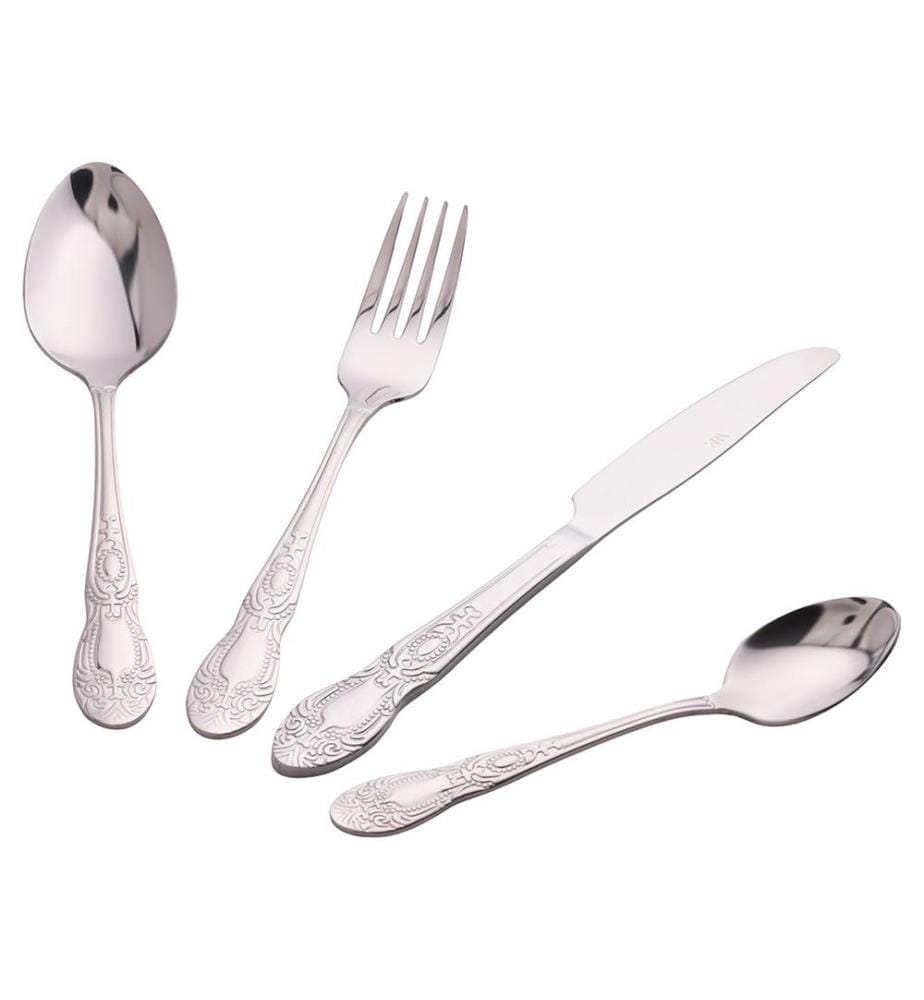 24-teiliges Besteckset Wonderland - Silber glänzend