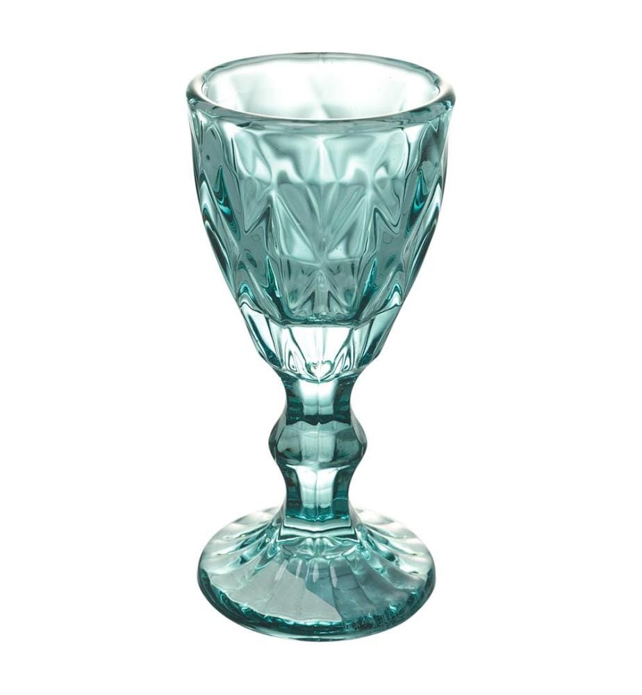 Set von 6 Likörgläser Prisma - Blau