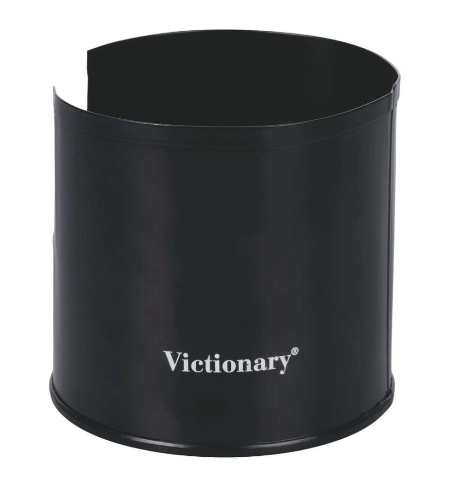 Glashalter aus Metall - Schwarz / Weiss / Victionary