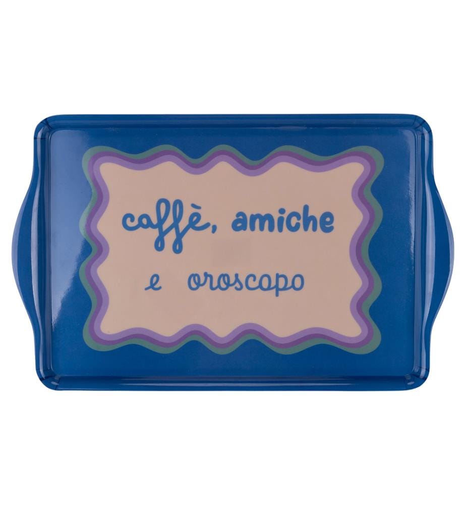 Mehr Amor 2er-Set Melamintabletts - Rosa und Blau