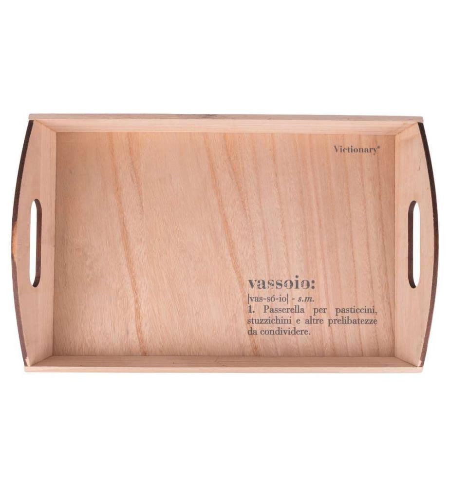 Rechteckiges Tablett - 45 x 30 cm / Victionary