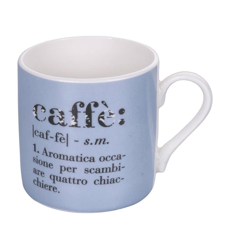Set aus 6 Kaffeebechern - Blau
