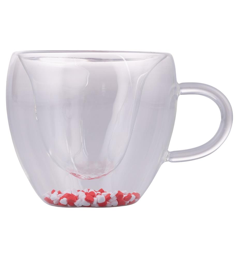 Good Morning Becher Herzen - 250 ml / Borosilikatglas