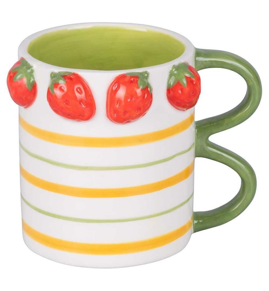 2er-Set Fruit Life Becher - Erdbeerstiel