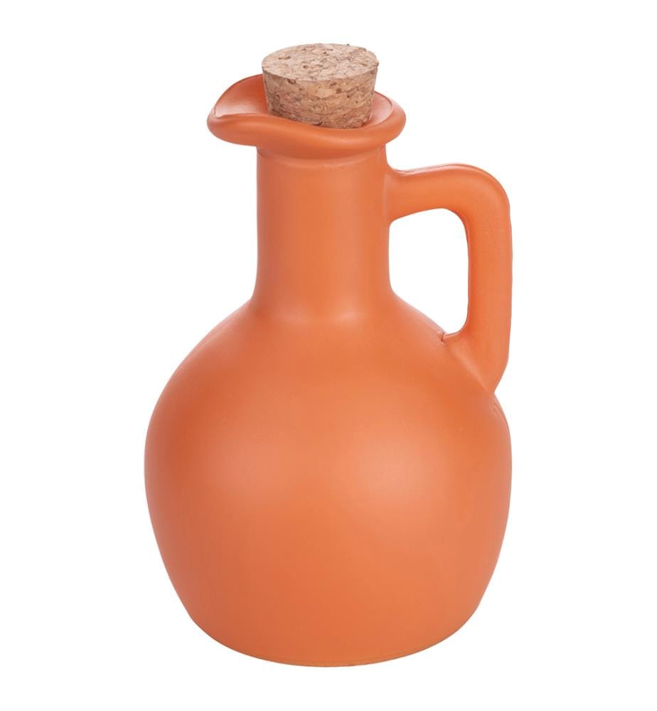 Barattolo per olio Sangria Y Fiesta Matt 250ml/Coperchio in sughero - Arancione