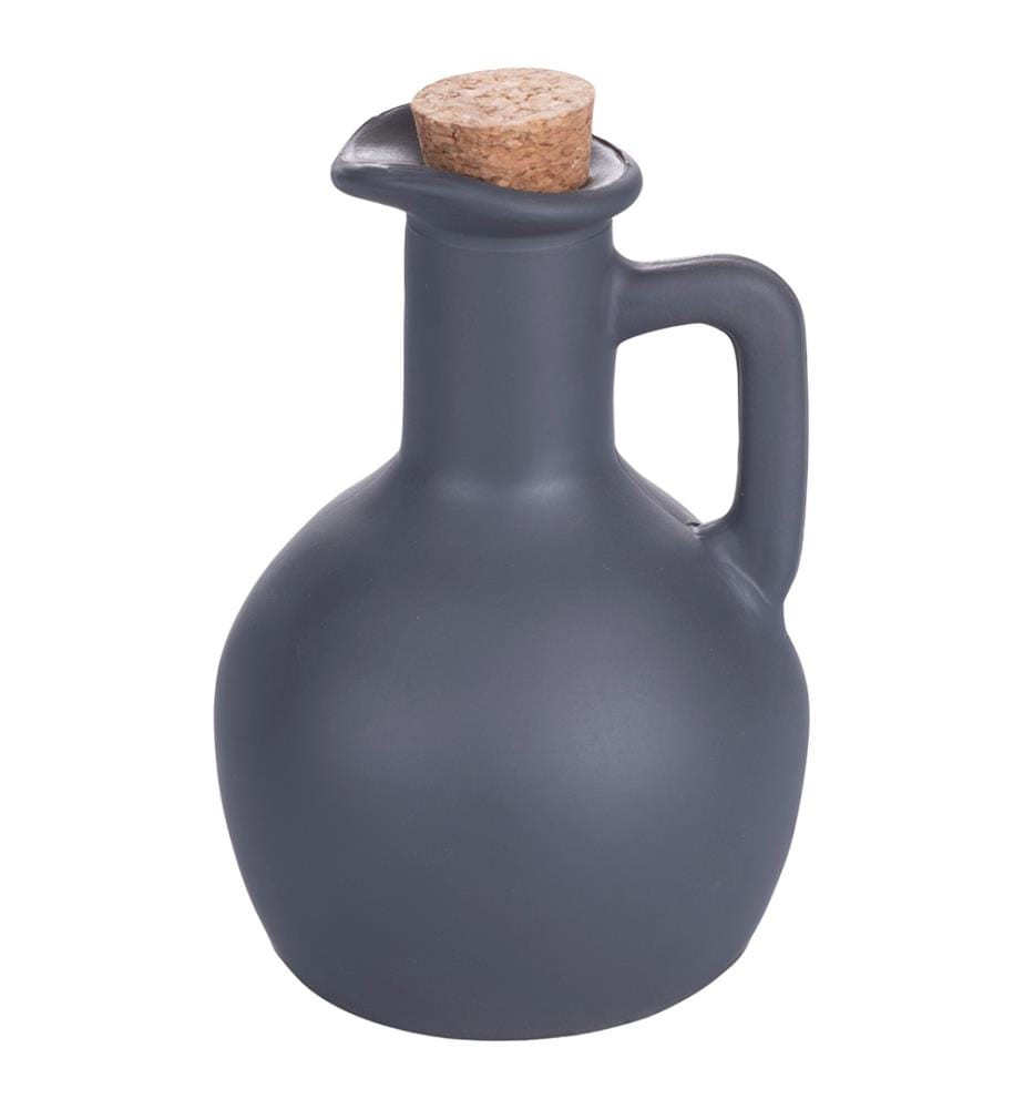 Mini pot à huile Classic Monday Matt 250ml/Couvercle en liège - Gris