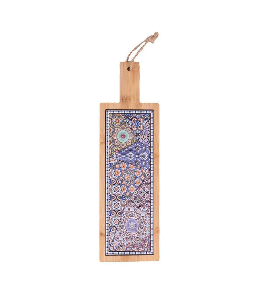 Kasbah-Schneidebrett mit Griff - 12,5 x 41,5 cm